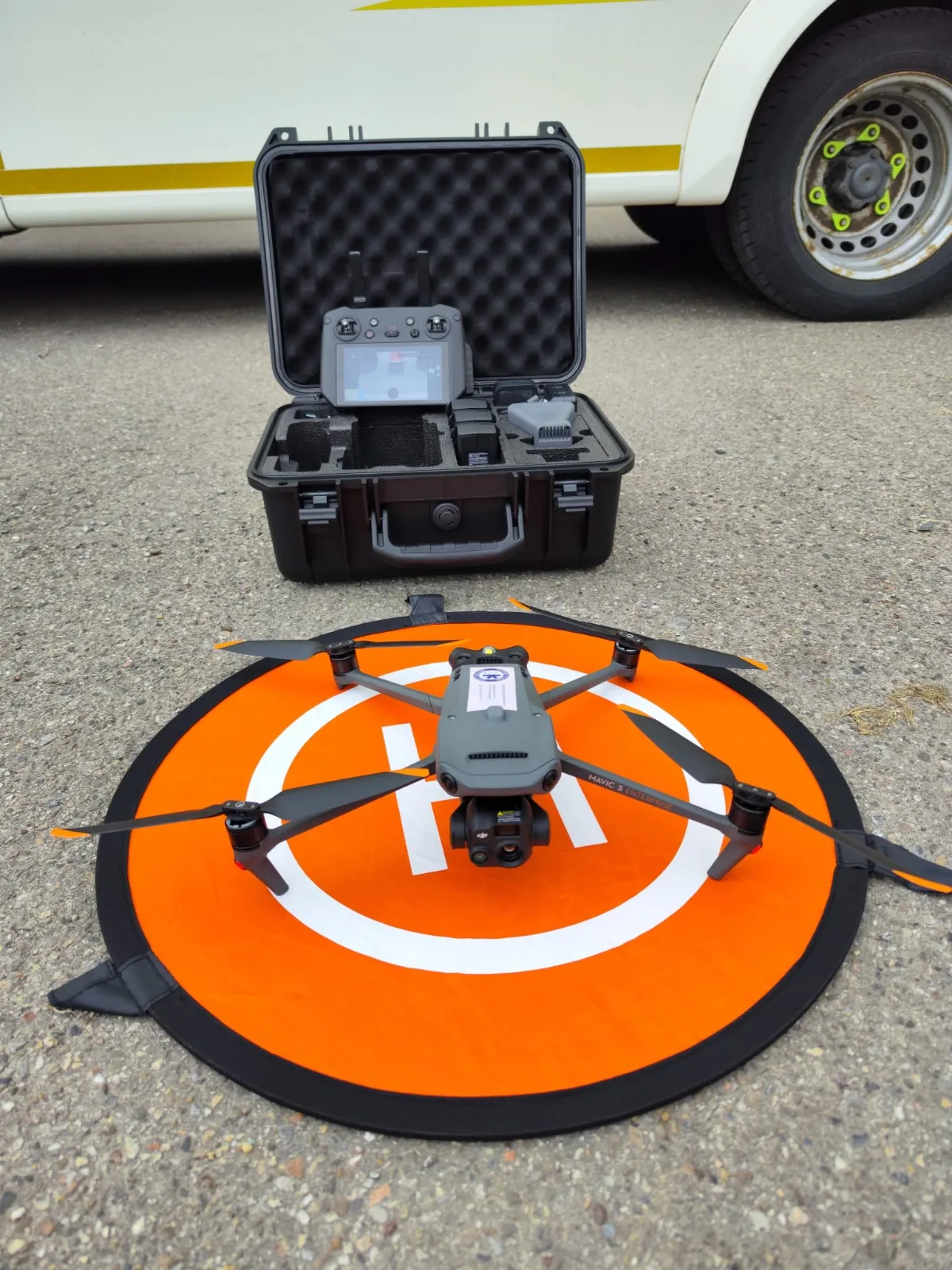 Wärmebilddrohne DJI Mavic 3T der Fachgruppe Drohne